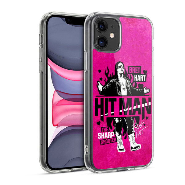WWE Bret Hart Hitman Soft Gel Case for Apple iPhone 11