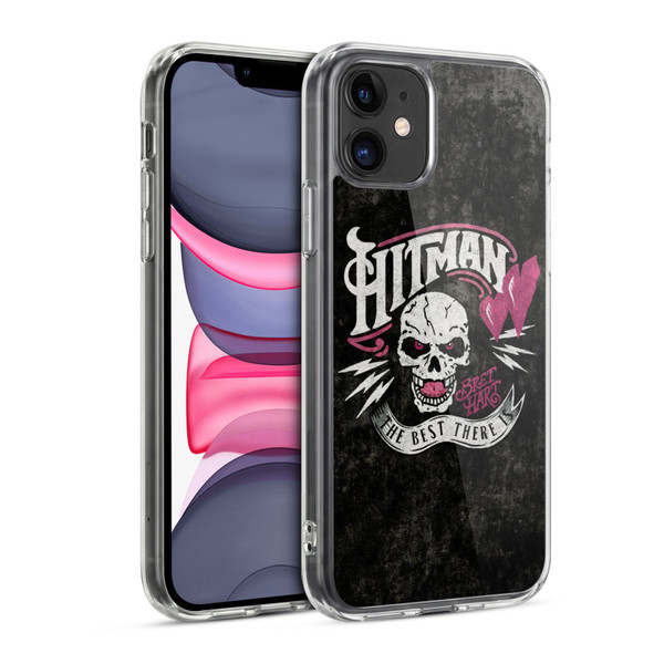 WWE Bret Hart Hitman Logo Soft Gel Case for Apple iPhone 11