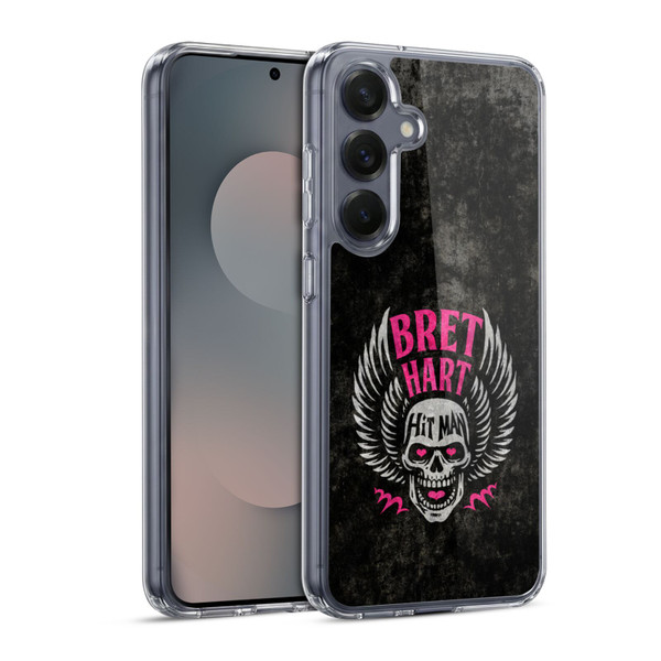 WWE Bret Hart Hitman Skull Soft Gel Case for Samsung Galaxy S25 & MagSafe