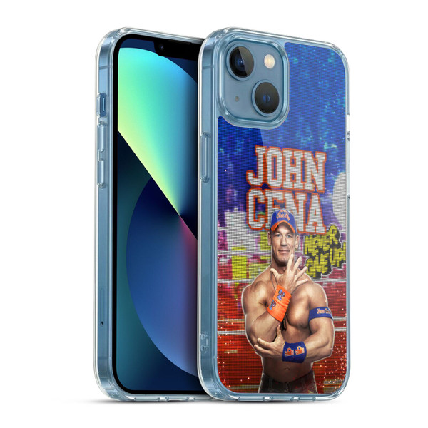WWE 2017 John Cena LED Image Soft Gel Case for Apple iPhone 13 Mini & MagSafe