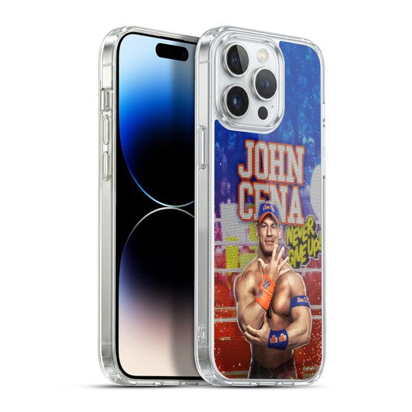 WWE 2017 John Cena LED Image Soft Gel Case for Apple iPhone 13 Pro Max & MagSafe