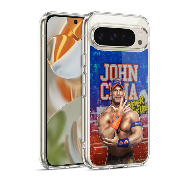 WWE 2017 John Cena LED Image Soft Gel Case for Google Pixel 9 / Pixel 9 Pro
