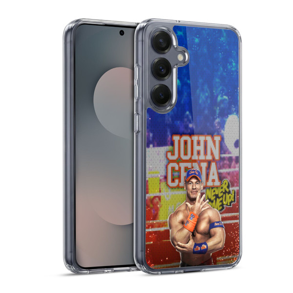WWE 2017 John Cena LED Image Soft Gel Case for Samsung Galaxy S25 & MagSafe