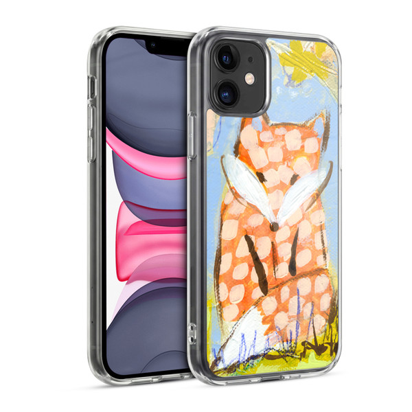 Wyanne Animals Fox In The Brambles Soft Gel Case for Apple iPhone 11