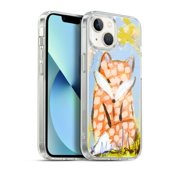 Wyanne Animals Fox In The Brambles Soft Gel Case for Apple iPhone 13