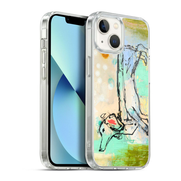 Wyanne Animals Dog Sketch Soft Gel Case for Apple iPhone 13