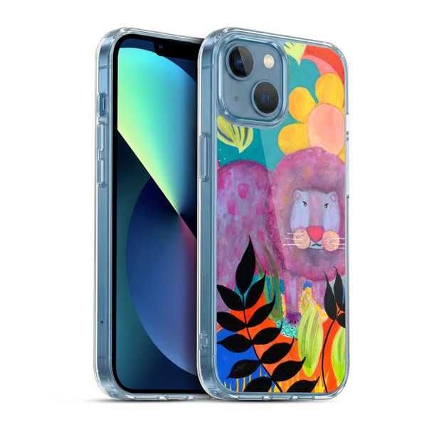 Wyanne Animals Lion Soft Gel Case for Apple iPhone 13 Mini & MagSafe
