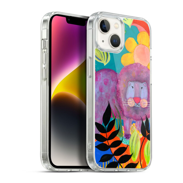 Wyanne Animals Lion Soft Gel Case for Apple iPhone 14 Plus & MagSafe