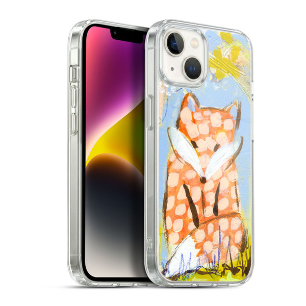 Wyanne Animals Fox In The Brambles Soft Gel Case for Apple iPhone 14 Plus & MagSafe