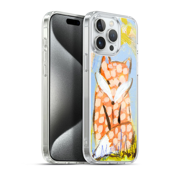 Wyanne Animals Fox In The Brambles Soft Gel Case for Apple iPhone 15 Pro Max & MagSafe