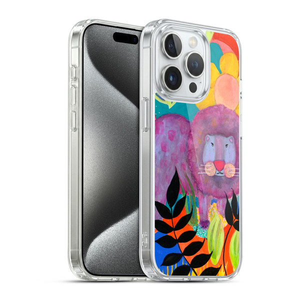 Wyanne Animals Lion Soft Gel Case for Apple iPhone 15 Pro & MagSafe