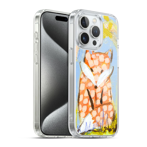 Wyanne Animals Fox In The Brambles Soft Gel Case for Apple iPhone 15 Pro & MagSafe