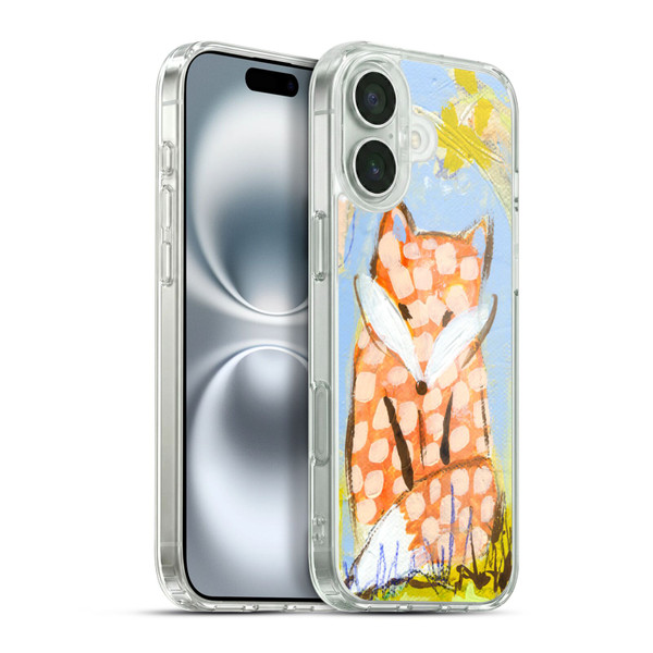 Wyanne Animals Fox In The Brambles Soft Gel Case for Apple iPhone 16 Plus & MagSafe