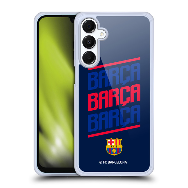 FC Barcelona Graphics Barca Type Soft Gel Case for Samsung Galaxy A16 5G & MagSafe