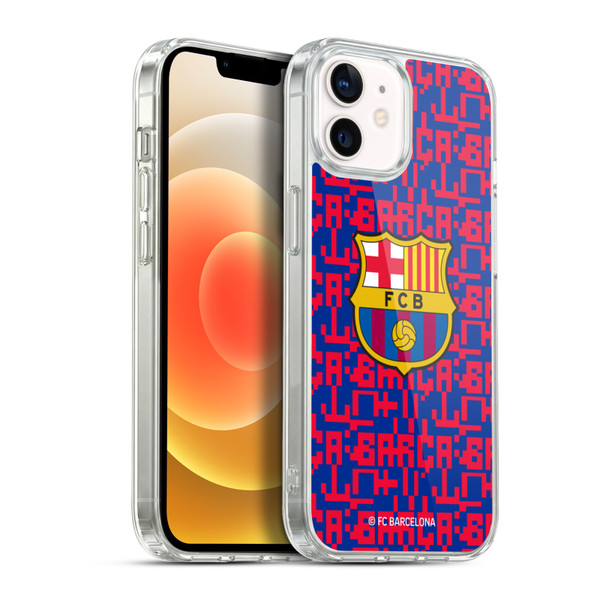 FC Barcelona Graphics Pattern Soft Gel Case for Apple iPhone 12 / iPhone 12 Pro & MagSafe