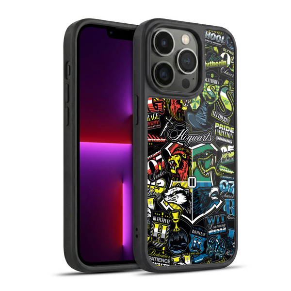 Harry Potter Badge Up Hogwarts Gel Armour Case For Apple iPhone 13 Pro