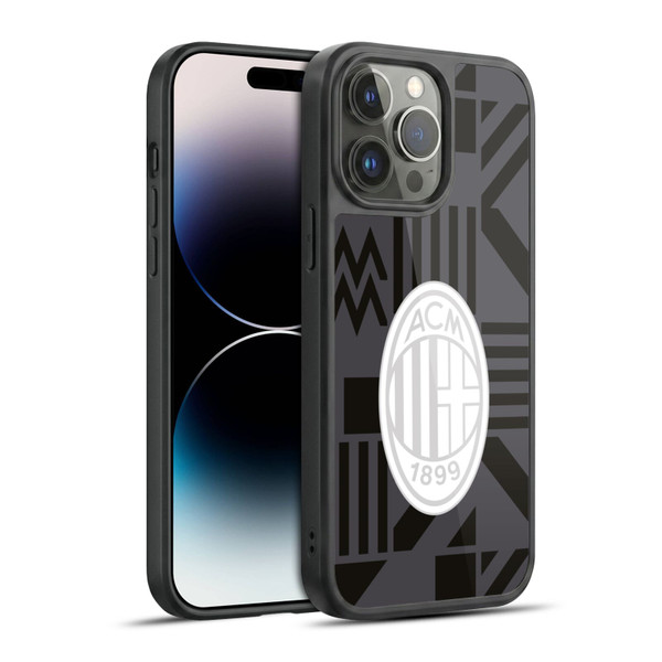 AC Milan 2022/23 Pre Match Kit Gel Armour Case For Apple iPhone 14 Pro Max