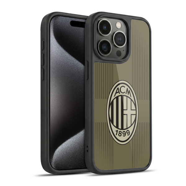 AC Milan 2022/23 Third Kit Gel Armour Case For Apple iPhone 15 Pro