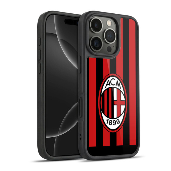 AC Milan 2022/23 Home Kit Gel Armour Case For Apple iPhone 16 Pro