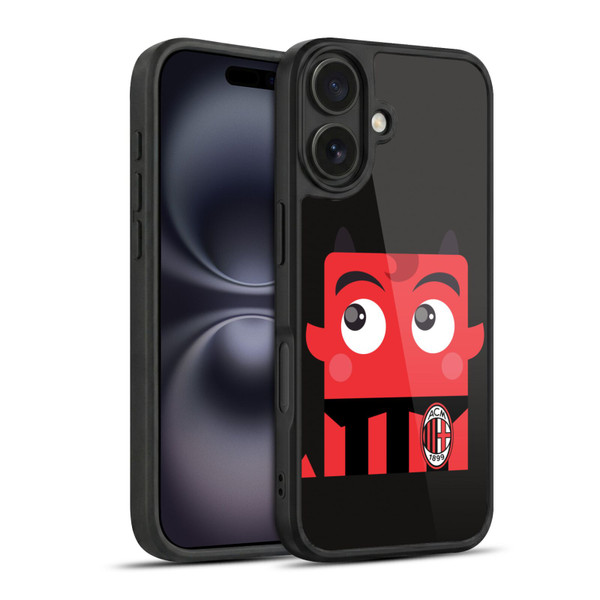 AC Milan Art Mascotte Gel Armour Case For Apple iPhone 16