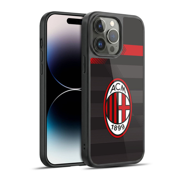 AC Milan 2017/18 Crest Kit Third Gel Armour Case For Apple iPhone 14 Pro Max