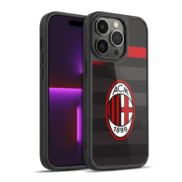 AC Milan 2017/18 Crest Kit Third Gel Armour Case For Apple iPhone 14 Pro