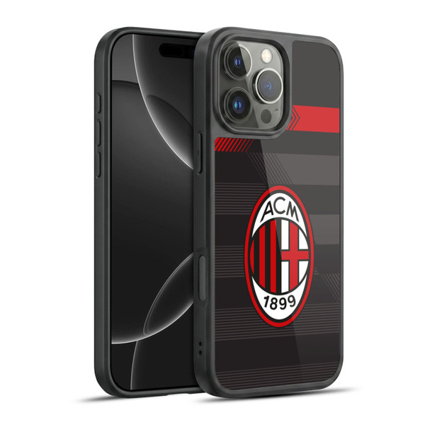AC Milan 2017/18 Crest Kit Third Gel Armour Case For Apple iPhone 16 Pro Max