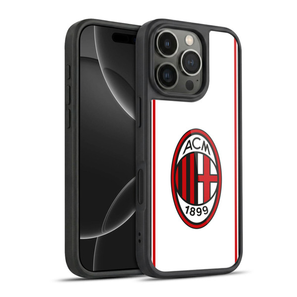 AC Milan 2017/18 Crest Kit Away Gel Armour Case For Apple iPhone 16 Pro