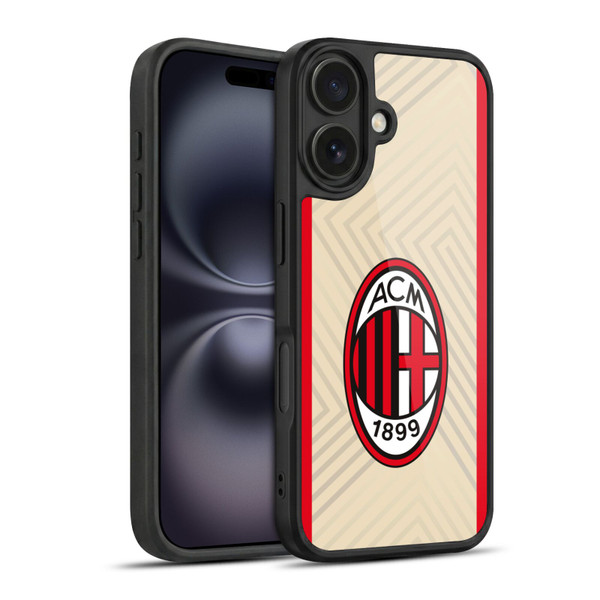 AC Milan 2021/22 Crest Kit Away Gel Armour Case For Apple iPhone 16