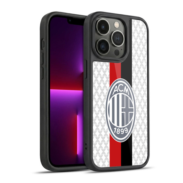 AC Milan 2023/24 Crest Kit Away Gel Armour Case For Apple iPhone 13 Pro