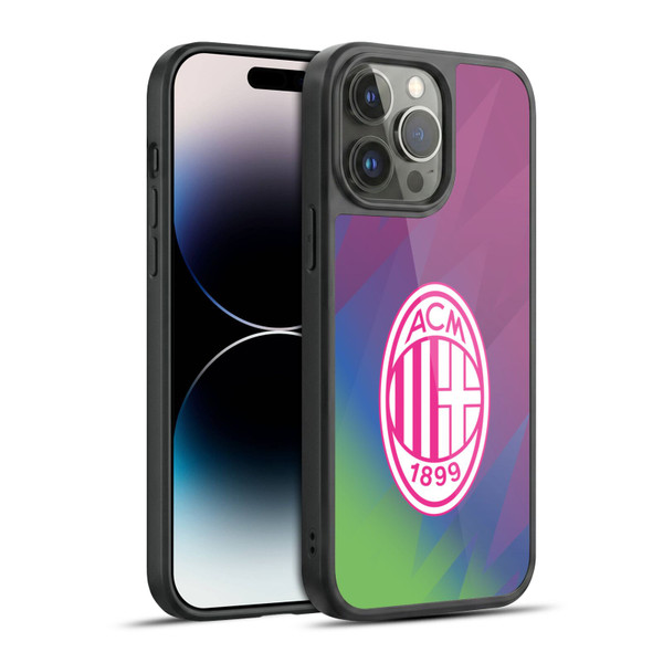 AC Milan 2023/24 Crest Kit Third Gel Armour Case For Apple iPhone 14 Pro Max