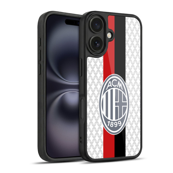 AC Milan 2023/24 Crest Kit Away Gel Armour Case For Apple iPhone 16