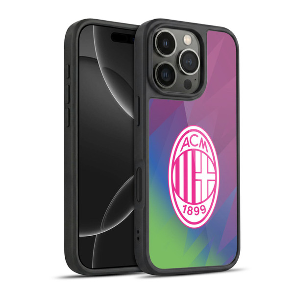AC Milan 2023/24 Crest Kit Third Gel Armour Case For Apple iPhone 16 Pro