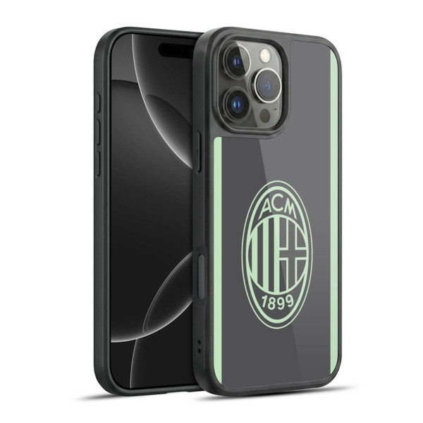 AC Milan 2024/25 Crest Kit Third Gel Armour Case For Apple iPhone 16 Pro Max