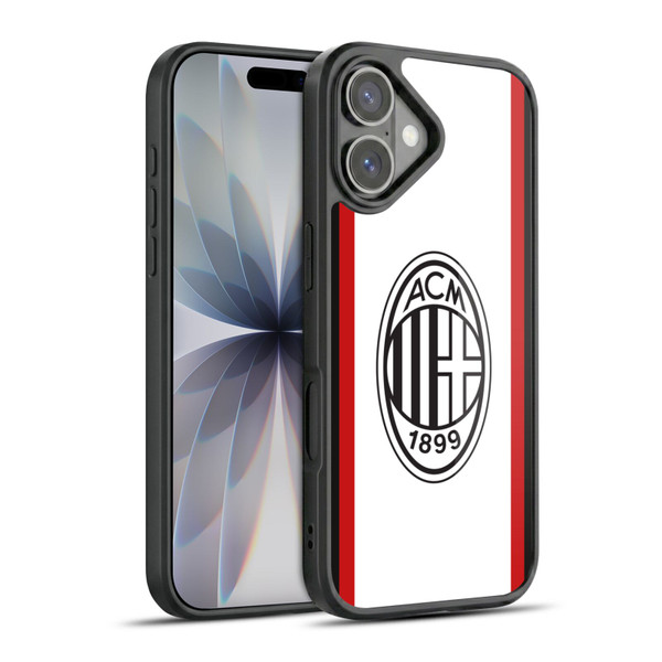 AC Milan 2024/25 Crest Kit Away Gel Armour Case For Apple iPhone 17
