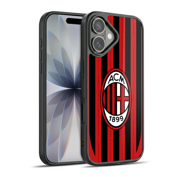 AC Milan 2024/25 Crest Kit Home Gel Armour Case For Apple iPhone 17