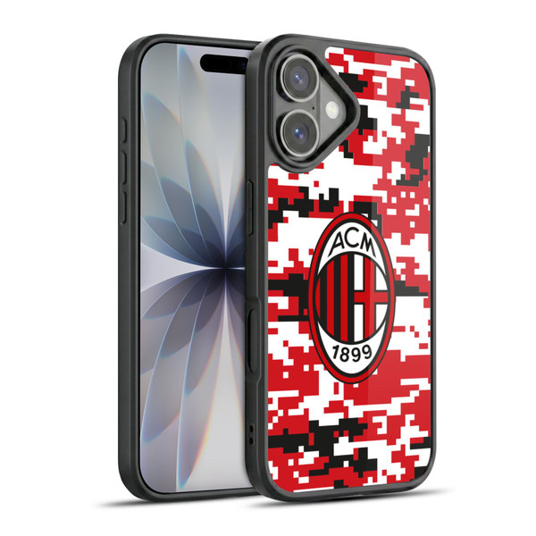 AC Milan Crest Patterns Digital Camouflage Gel Armour Case For Apple iPhone 17