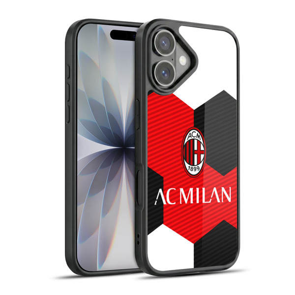 AC Milan Crest Ball Gel Armour Case For Apple iPhone 17