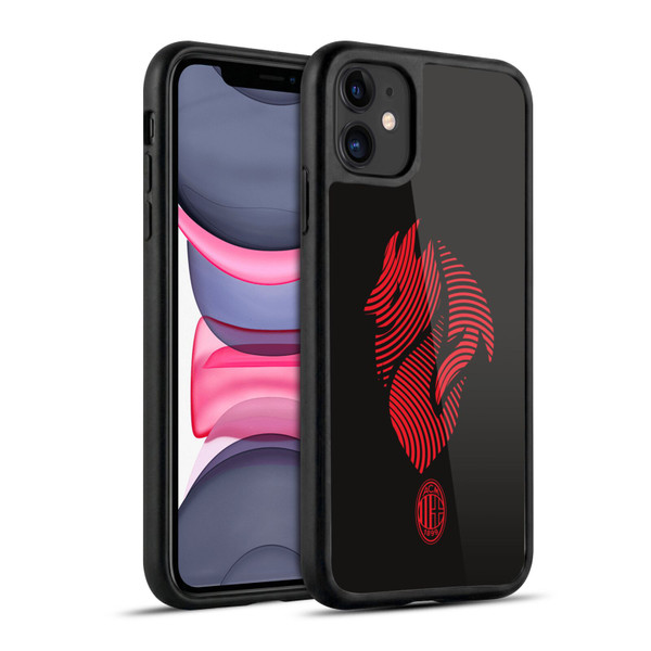 AC Milan Graphics Logo Gel Armour Case For Apple iPhone 11