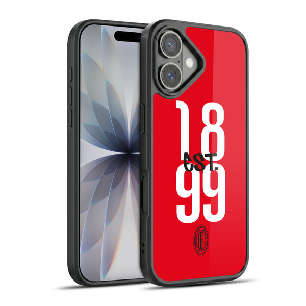 AC Milan Graphics Est. 1899 Gel Armour Case For Apple iPhone 17