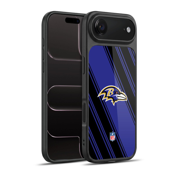 NFL Baltimore Ravens Artwork Stripes Gel Armour Case For Apple iPhone 17 Air