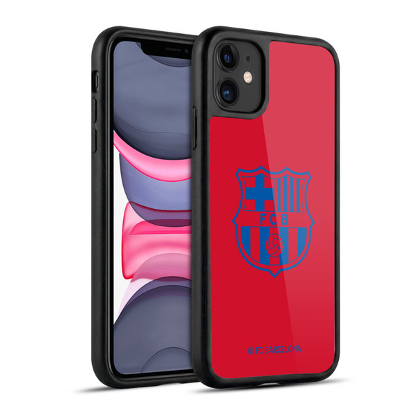 FC Barcelona Crest Patterns Red Gel Armour Case For Apple iPhone 11