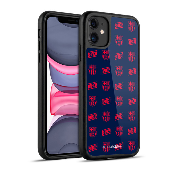 FC Barcelona Graphics Crest Pattern Gel Armour Case For Apple iPhone 11