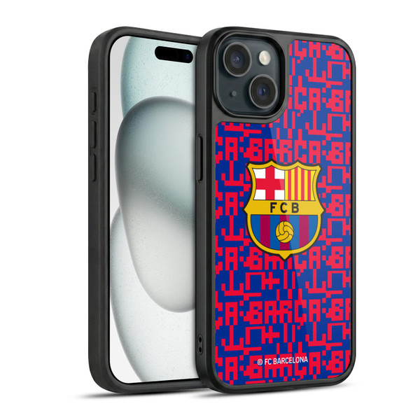 FC Barcelona Graphics Pattern Gel Armour Case For Apple iPhone 15