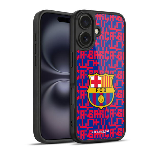 FC Barcelona Graphics Pattern Gel Armour Case For Apple iPhone 16