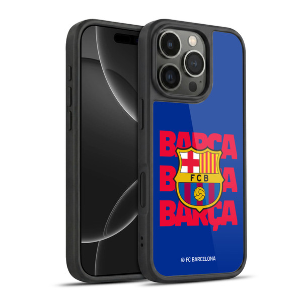 FC Barcelona Graphics Barca Crest Gel Armour Case For Apple iPhone 16 Pro