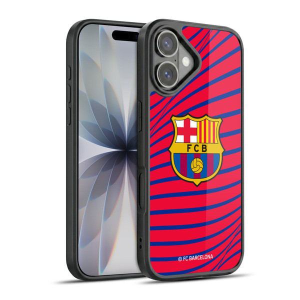 FC Barcelona Graphics Texture Gel Armour Case For Apple iPhone 17