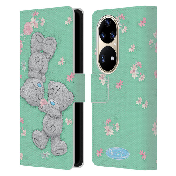 Me To You Classic Tatty Teddy Together Leather Book Wallet Case Cover For Huawei P50 Pro