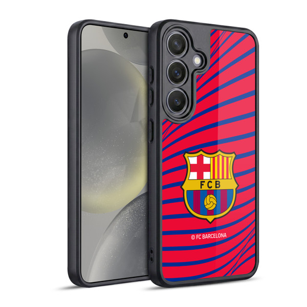 FC Barcelona Graphics Texture Gel Armour Case For Samsung Galaxy S24 5G