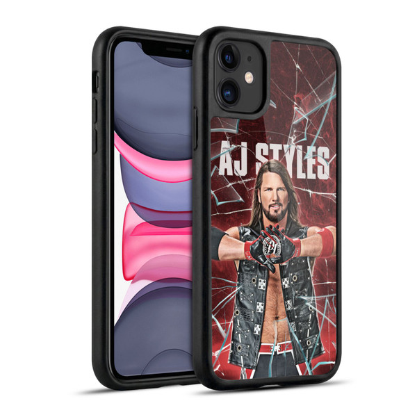 WWE Aj Styles Shattered Glass Gel Armour Case For Apple iPhone 11